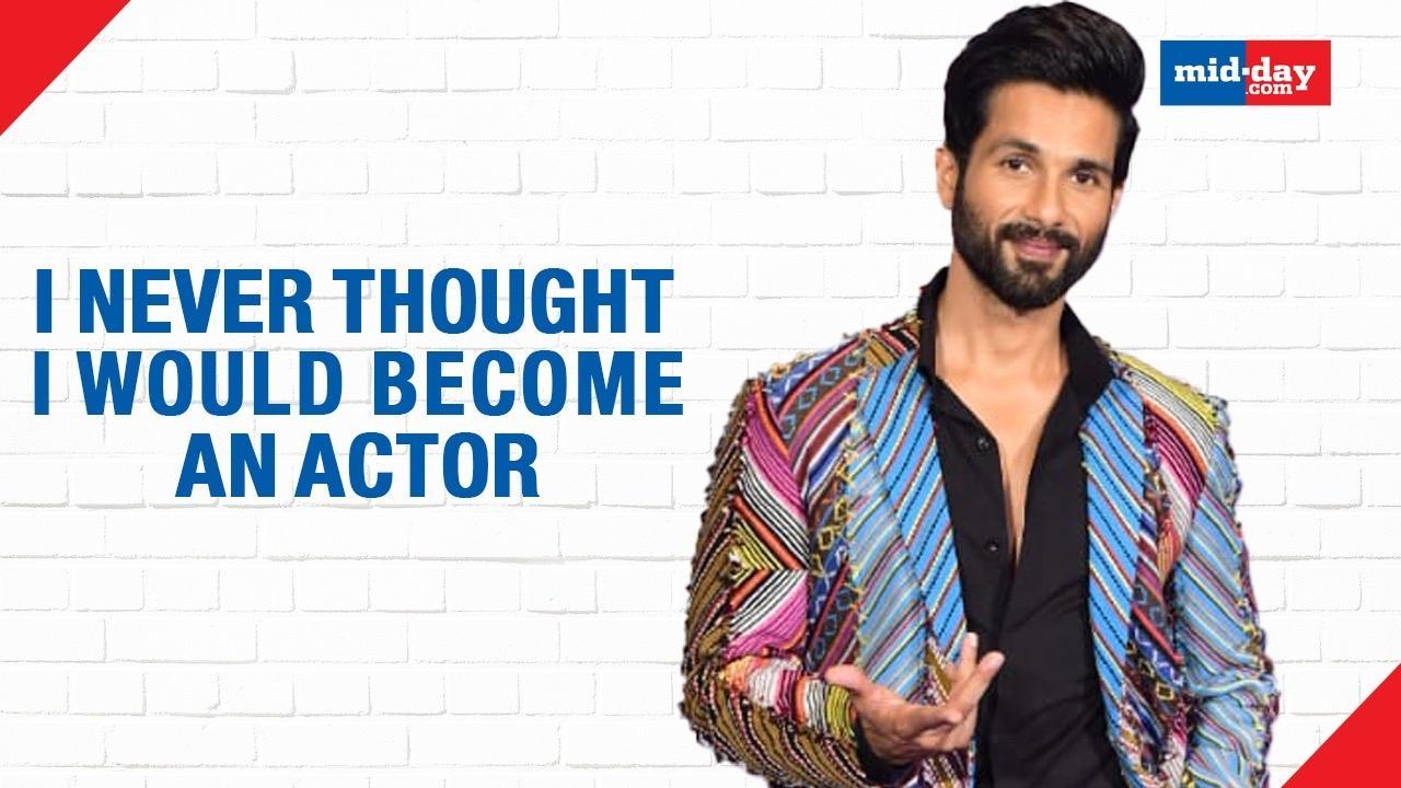 Shahid Kapoor On Becoming An Actor, His First Film and More